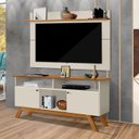 Ver imagem 2 de Painel Com Rack TV 55 Pol 1420X1475 Off White Nature Tebar