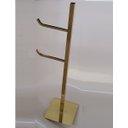 Ver imagem 3 de Papeleira de Chão Quadrada com Reserva Dourada Gold