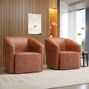 Ver imagem 2 de Poltrona Decorativa Orgânica Kit 2 Stella Max Sintético Pu D03 - D’Rossi