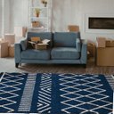 Ver imagem 3 de Tapete Art Oasis Desenho 20 Azul 2,00x3,00 Toque Macio Base Antiderrapante Ideal para Sala de Estar