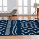 Ver imagem 4 de Tapete Art Oasis Desenho 20 Azul 2,00x3,00 Toque Macio Base Antiderrapante Ideal para Sala de Estar