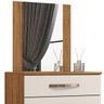Cômoda Grécia 5 Gavetas com Espelho L01 - Doce Sonho Móveis CÔMODA QUARTO ESPELHO 5 GAVETAS2 Freijó/ - 5