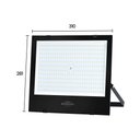 Ver imagem 2 de Refletor Blumenau Led Play 300w Preto Bivolt 6500k Luz Branca