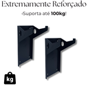 Ver imagem 7 de Suportes Fixo de Parede Botijão de Gás Organização Cozinha Aço Reforçado Preto