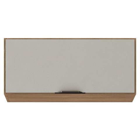 Armário Aéreo para Cozinha Firenze 1 Porta Amêndola Touch Nude Prime Tx - Demóbile