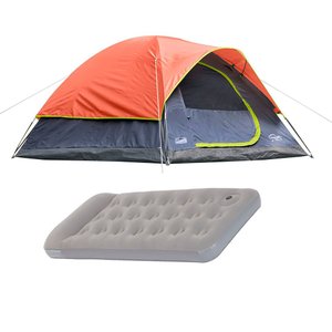 Kit Barraca Tulum 6 Pessoas + Colchão Inflável Coleman