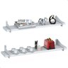 2 Prateleiras de Madeira Estilo Industrial Suspensa Max60bb - 1