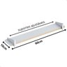 2 Prateleiras de Madeira Estilo Industrial Suspensa Max60bb - 5