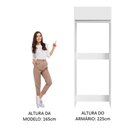 Ver imagem 7 de Porta Geladeira 1 Porta Basculante Branco Glamy Madesa