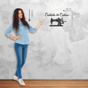 Ver imagem 4 de Cantinho da Costura Lettering Quadro em Madeira Mdf, Aplique de Parede, Decoração para Quarto e Casa