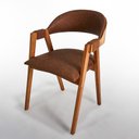 Ver imagem 1 de Cadeira Nicole Naturalle Courino Marrom