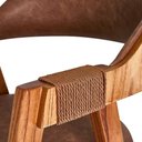 Ver imagem 3 de Cadeira Nicole Naturalle Courino Marrom