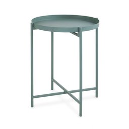 Mesa Decorativa Lateral Verde 50x40 cm - D'Rossi - 1