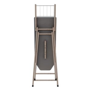 Tabua Passar Roupa Madeira Termico C/ Ajuste E Porta Ferro Technox