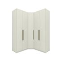 Ver imagem 1 de Guarda Roupa Modulado de Canto 5 Portas Areia