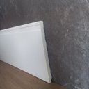 Ver imagem 2 de Rodapé 20cm Poliestireno Frisado 51020 Branco Arquitech - 2,4 Metros