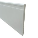 Ver imagem 1 de Rodapé 20cm Poliestireno Frisado 51020 Branco Arquitech - 2,4 Metros