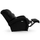Ver imagem 5 de Poltrona do Papai Reclinável Napoli Elétrica Botão Led Veludo Preto Fh1 - D'rossi