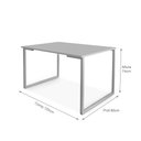 Ver imagem 3 de Mesa de Jantar para 4 Lugares em Mdf 20mm Klm Store
