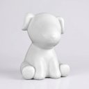 Ver imagem 3 de Luminária Cachorrinho Abajur LED Infantil para Pintar + Kit Pintura Tinta Guache Pincel Paleta