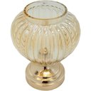 Ver imagem 6 de Bomboniere Pote Decorativo em Bronze Vidro Biscoitos e Doces