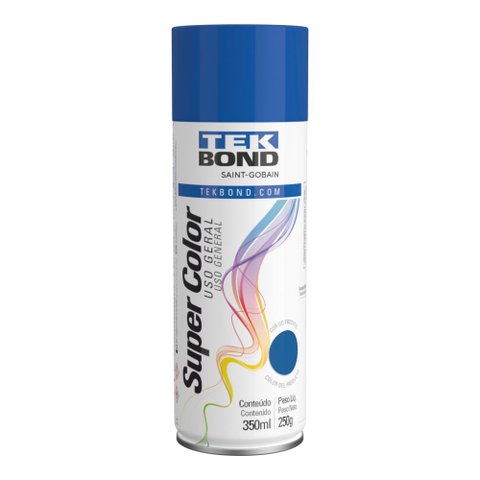 Tinta Aerosol Azul Uso Geral 250 g 350 ml - Tekbond 23081006900