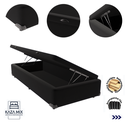 Ver imagem 4 de Cama Box Baú Solteiro 88x188 Preto