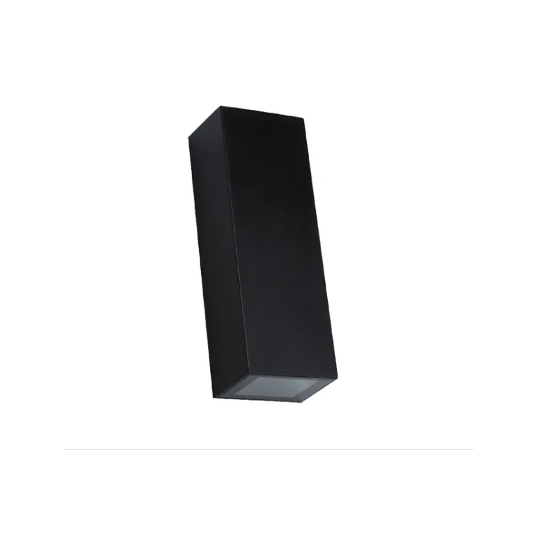 Arandela Led Focus Slim Gaya 9773 Bivolt 5w 3000k Ip65 50x50x150mm - Preto