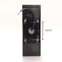 Ver mais imagens de Arandela Led Focus Slim Gaya 9773 Bivolt 5w 3000k Ip65 50x50x150mm - Preto