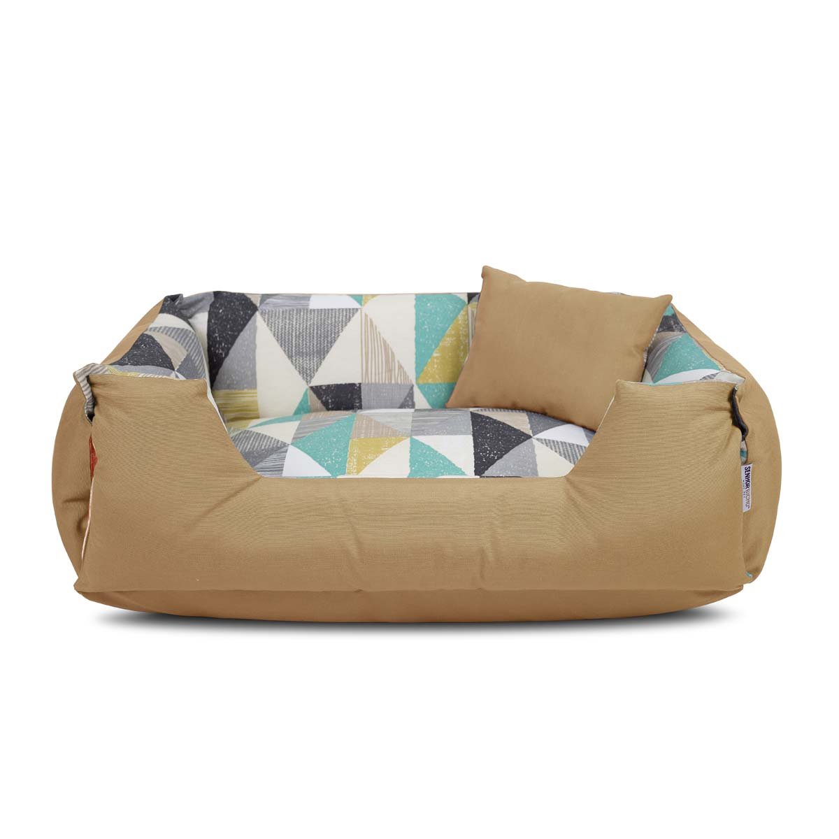 Cama de Cachorro Impermeável Dupla Face Lola 75x60 Wood - 5