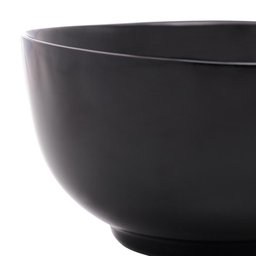 4 Cumbucas Bowls Vidro Opalino 700ml Lyor Tigela Diwali Black 14x8cm Cereais Sopas - 9