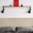 Ver mais imagens de Placa Revestimento Adesiva Flexível para Parede Madeira Teca Oriental 60x300cm