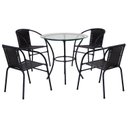 Ver imagem 2 de Conjunto para Jardim Mesa com 4 Cadeiras Solari