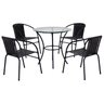 Conjunto para Jardim Mesa com 4 Cadeiras Solari - 2