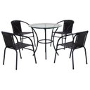 Ver imagem 2 de Conjunto para Jardim Mesa com 4 Cadeiras Solari