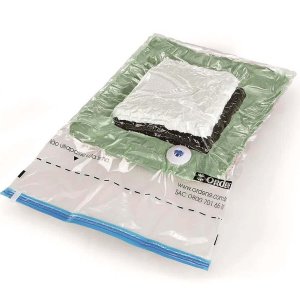 4 Sacos Ordene Vac Bag para Roupas Médio 45x65cm cada A Vácuo Reutilizáveis