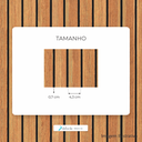 Ver imagem 3 de Papel de Parede Madeira Ripado Esteira Adesivo Lavável