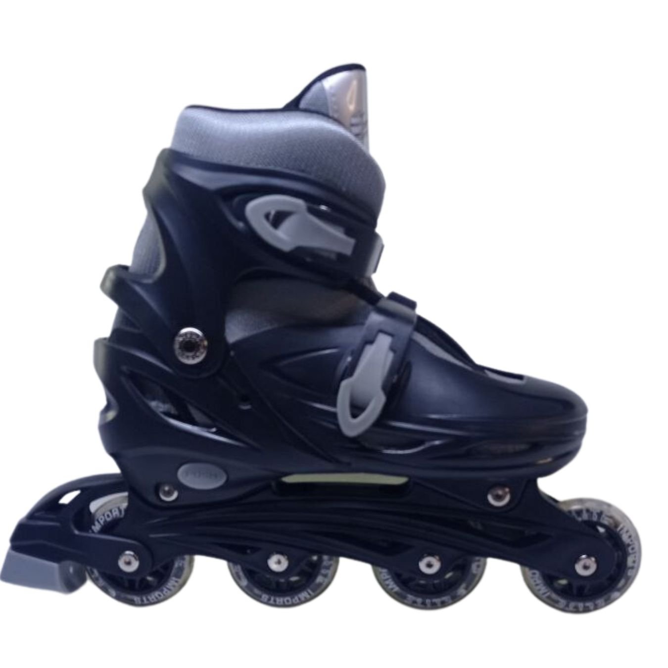 Patins Inline Roller de 4 Rodas Preto Elite Tamanho:36/39 - 4