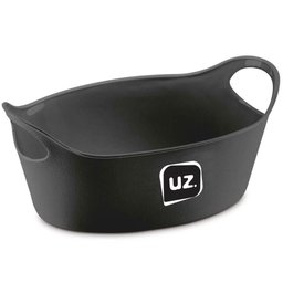 Kit 6 Cestos para Servir Porções Batata Frita Petiscos Preto Lanchonete Bar Restaurante Uz - 4
