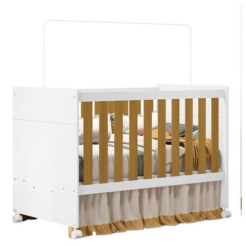Quarto de Bebê New Katatau Branco Acetinado Savana – Reller