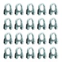 Ver imagem 1 de Kit 20 Grampo Clips para Cabo de Aço Pesado 3/8" - Starfer