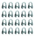 Ver imagem 1 de Kit 20 Grampo Clips para Cabo de Aço Pesado 3/8" - Starfer