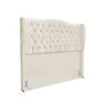 Cabeceira de Cama Box Casal 140 Cm Dubai Premium - Veludo Bege Claro - 1