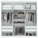 Ver imagem 3 de Guarda-roupas Alonzo 6 Portas C/esp e C/pes Pvc Branco 2.3 Móveis Lopas