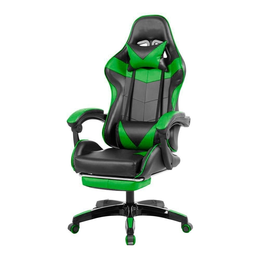 Cadeira Gamer Prizi Canvas - Verde - 4