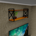 Ver imagem 2 de Prateleira Estilo Industrial Utilitária e Decorativa 20x60cm