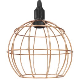 2 Pendentes Aramado Globo Luminária Lustre Teto Retrô Vintage Industrial Balcão Agp Ilumini - Cobre - 4 2 Pendentes Aramado Globo Luminária Lustre Teto Retrô Vintage Industrial Balcão Agp Ilumini - Cobre - 4