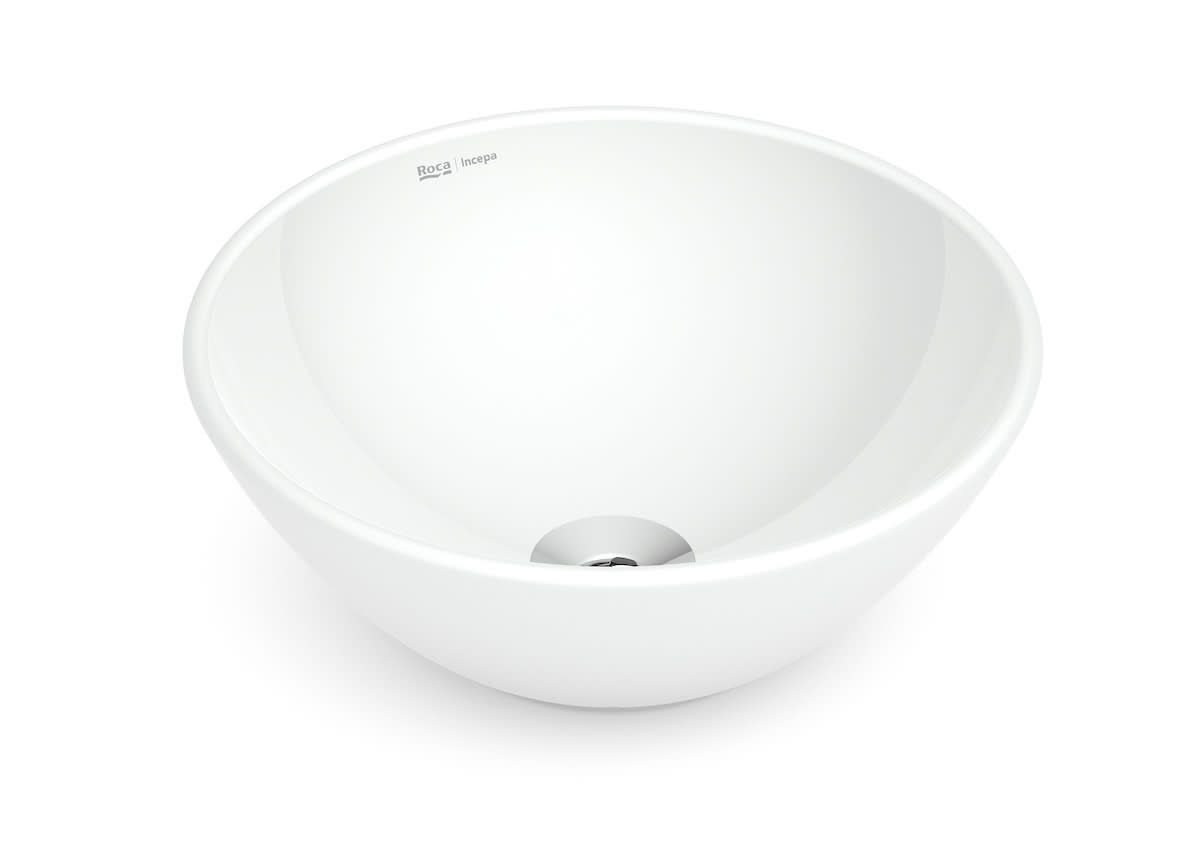 Cuba de Apoio sem Mesa R1 35cm Redonda Branca Roca - 5