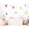 Adesivo de Parede Infantil Fadas Cute Fadinhas e Corações - 1