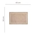 Ver imagem 2 de 6 Lugares Americanos Retangular Poliéster Linho Bege 45cm Lyor